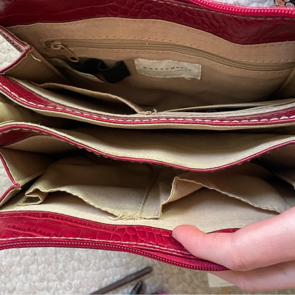 Red Leather Purse - Picture 2 of 5